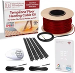 Warmlyyours Heated Floor System Cable Kit 23 Sqft 120V Radiant Electric New. Price: $444.10.