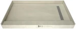 Tile Redi RT3648R-PVC Trench 48" X 36" Rectangular Shower Chrome New. Price: $859.30.
