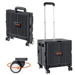 Vevor Foldable Utility Cart, 110 Lbs Load Capacity, Folding Portable Rolling Cra New. Price: $38.89.