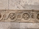 Italian Tile Border Looks Like Travertine Ivory Chiaro Tumbled Stone Marble New. Price: $14.99.