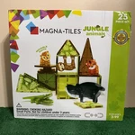 Magna-tiles Jungle Animals Set Of 25 Pieces Magnetic Construction Building New. Price: $35.99.