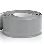 Pro Flex Gray Vinyl Wall 6 80 Ft, Strong Peel And Stick Adhesive Baseb Open. Price: $80.00.