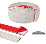 ART3D White Washed Peel Stick Vinyl Transition Strip For Floor Gaps 1.57 X120 Open. Price: $15.99.