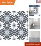 Water Resistant Sevilla Peel & Stick Floor Tiles - Easy Install Vinyl Set New. Price: $37.79.