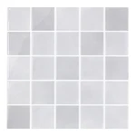 Smoostikc Thicker Light Gray Peel And Stick Backsplash Tiles- 10 Pcs Of 12 X New. Price: $63.82.