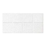 Armstrong 1760C Fine Fissured Ceiling Tile, 24 X 48 L, Angled Tegular, New. Price: $297.39.