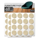 Felt Furniture Pads, Yoessa Chair Leg Floor Round Beige, New. Price: $9.04.