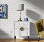 Artemis & Apollo Double-roll Geometric Peel Stick Wallpaper Deco Pattern New. Price: $7.77.