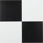 Sterling Self Adhesive 12-INCH Vinyl Floor Tiles, 20 X 12", Black An New. Price: $31.11.