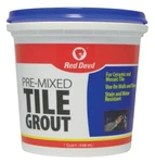 New Red Devil 0424 Pre-mixed All Ceramic Mosaic Tile Grout, Quart Tub 9283920. Price: $10.95.