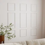 ART3D Pre-cut Wall Molding Kit For Wainscoting Accent Panels Ready To Assemble New. Price: $39.99.