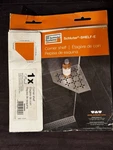 Schluter SES2D5EB Shelf-e Floral Design Corner Brushed Stainless Steel Open. Price: $73.99.