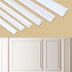 Peel And Stick Accent Wall Molding, 118.1L X 1.6W Lightweight Self-a... New. Price: $26.98.