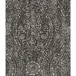 Roommates Ornate Ogee Peel And Stick Wallpaper Black/taupe: Removable Vinyl, New. Price: $11.99.