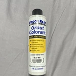 Colorfast Grout Colorant Arctic White GC-C-640 8 Fl Oz Seals Kit Brush Pad New. Price: $32.00.
