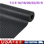 16/18/20/22/25FT Garage Mat Diamond-plate Rubber Trailer Suv Flooring Ro New. Price: $149.99.