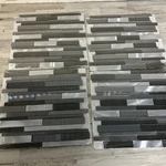 Lot Of 4 Sheets Elida Locking Mosaic Accent Bathroom Tile X12 New. Price: $19.98.