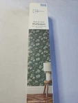 Mainstays Sage Green Bleached Floral, Peel And Stick Wallpaper 13.35 Sq. Ft. New. Price: $8.00.