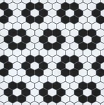 Floorpops Black Biscotto Peel & Stick 12"L X 12"W 0.06"T, New. Price: $22.88.
