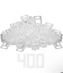 Spacers Tiles Leveler 400-PIECE Leveling Clips 3MM 1/8" New. Price: $18.99.
