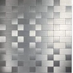 10PIECE Self Adhesive Stainless Steel Aluminum Mosaic Peel And Stick Backsplash New. Price: $47.52.