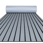 Focean Boat Flooring 94.5"L X 15.7"W 0.23"TH, Grey With Black Seam Lines New. Price: $77.39.