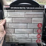 Tool Bench Hardware Self-adhesive Subway Wall Tile Gray Plastic 12 In (7) New. Price: $12.00.