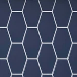 Cruz Bay Studio MKT2872 Long Hex - 11" Geometric Floor And Deep Blue New. Price: $109.81.