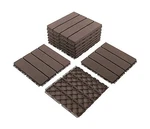 Domi Outdoor Living Patio Deck Tiles, 12 X Inches Composite Interlocking D... New. Price: $75.06.