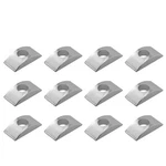 Jcbiz 12PCS M8 Solid Half Moon Nuts Washer Spacer Furniture Silver, New. Price: $12.41.