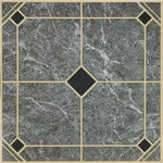 Home Impressions Blue And Gold 12 In. Vinyl Floor Tile (45 Sq. Ft./box) New. Price: $65.36.