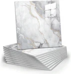 Chejiaye 10PCS Marble Peel And Stick Backsplash Waterproof Washroom Wall Panels, New. Price: $23.78.