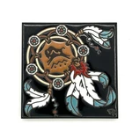 Earthtones Tile Trivet Wall Decor Dream Catcher Hand Glazed Usa 6 X Inch Used. Price: $15.62.