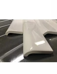 Mudcap Gloss White Radius Bullnose Lot Of 10 Tiles #3372 American Olean New. Price: $45.00.