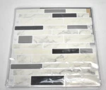 Longking 10 Sheet Peel & Tile Backsplash White Marble 3D Stickers Open. Price: $15.74.