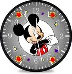 Mickey Mouse Wall Clock 12" Large Personalized Option With Adding Names E110 New. Price: $16.95.