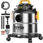 Powerful Vevor 5.5 Gallon Stainless Steel Wet Dry Vacuum - 6.5 Peak Hp New. Price: $144.03.