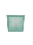 Glass Block - Seves 8X8X3 Pegasus Satin Green Wave (7 1/2" 1/8") New. Price: $15.00.