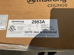 Armstrong Ceiling Solution Tiles - 24"X48" White Pebble New. Price: $150.00.