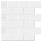 12" X Peel And Stick Kitchen Backsplash, Self-adhesive Vinyl Subway Open. Price: $25.00.