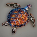 Brown Turtle Pool Tile 10" X 11" (custom Mosaics Inc PORC-BT10-10) New. Price: $144.95.