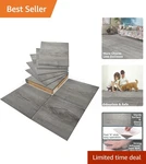 Elegant Taupe Ash Peel And Stick Vinyl Floor Tiles 30-PACK For Sq. Ft. New. Price: $65.99.