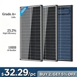 Aeternasol 2PACK 100W Bifacial Solar Panel 200W 18V Mono N-type Home Rv Off Grid New. Price: $67.99.