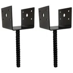 U Shaped 4X4 Deck Post Concrete Anchor Spike, Fence Base, Black Powder C... New. Price: $28.43.