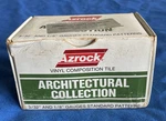 31 - Azrock Vinyl Composition Tile 3" X Sample Set Stone Architectural Coll Used. Price: $55.00.