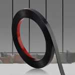 Qdymxun Glossy Black Peel And Stick Pvc Molding 197"L 0.4"W, New. Price: $14.63.