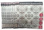12 Tool Bench Self Adhesive Wall Tile Faux Tin Peel Stick White Embossed New. Price: $55.00.