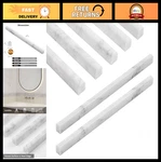 10-PACK Carrara White Marble Pencil Liner Trim 1/2"X12" Honed Tile Edging Moldin New. Price: $72.19.