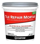 Custom Building Products Tile Repair Mortar White, Works Underwater - 1.5 Lb. New. Price: $17.97.