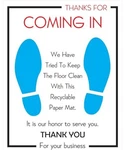 Paper Floor Mats For Cars Disposable - Protector Mechanic Detailing New. Price: $42.54.